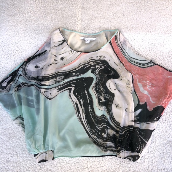 DVF Diane Von Furstenberg silk Robyn blouse EUC - Picture 4 of 15